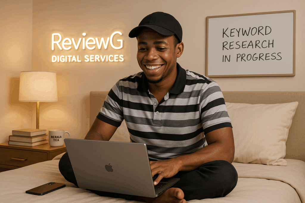 The Founder of ReviewG, James Agbai The Founder of ReviewG, James Agbai